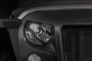 Rugged Ridge - Rugged Ridge Elite Euro Guard Kit, Pivotal, Headlight, Black; 07-18 Wrangler JK/JKU 11230.13 - Image 3