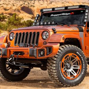 Rugged Ridge - Rugged Ridge Elite Euro Guard Kit, Fog Light; 07-18 Jeep Wrangler JK/JKU 11231.28 - Image 3