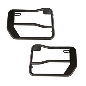 Rugged Ridge Fortis Front Tube Doors with Mirrors, 18-21 Jeep Wrangler / 20-21 Gladiator 11509.15