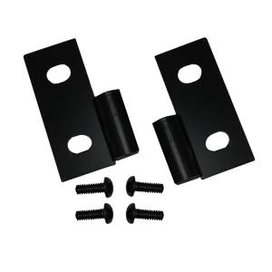 Rugged Ridge - Rugged Ridge Door Hinge Brackets, Lower, Black; 76-06 Jeep CJ/Wrangler YJ/TJ 11202.03 - Image 2