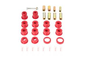 Rugged Ridge Suspension Control Arm Bushing Kit, Front, Polyurethane; 07-18 JK/JKU 1-211