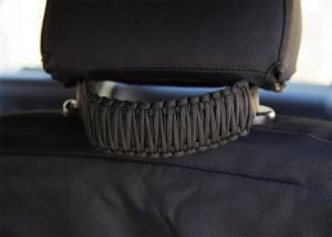 Rugged Ridge - Rugged Ridge Grab Handle, Paracord, A-Pillar/Seat Mounted, Black; 07-18 Wrangler JK 13305.82 - Image 3