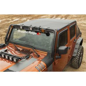 Rugged Ridge - Rugged Ridge Bowless Soft Top, Black Diamond; 07-18 Jeep Wrangler JKU, 4 Door 13750.38 - Image 6