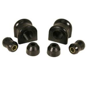 Rugged Ridge Suspension Stabilizer Bar Bushing Kit, Front, Black, 30.5mm; 97-06 TJ 1-1111BL