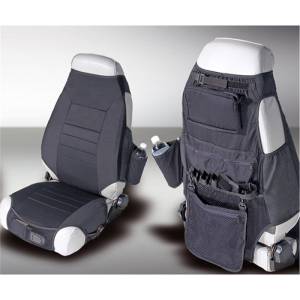 Rugged Ridge - Rugged Ridge Seat Protector Kit, Fabric, Black; 76-06 Jeep CJ/Wrangler YJ/TJ 13235.01 - Image 2