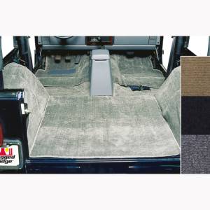 Rugged Ridge - Rugged Ridge Deluxe Carpet Kit, Gray; 76-95 Jeep CJ/Wrangler YJ 13690.09 - Image 1