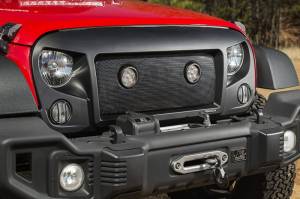 Rugged Ridge - Rugged Ridge Spartan Grille Insert Kit, LED Lights; 07-18 Jeep Wrangler JK 12034.35 - Image 5