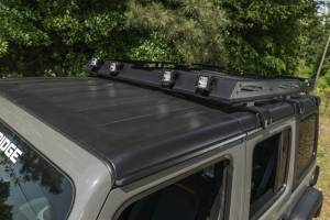 Rugged Ridge Roof Rack, With Basket; 18-21 Jeep Wrangler JL 4-Door Hardtops 11703.04