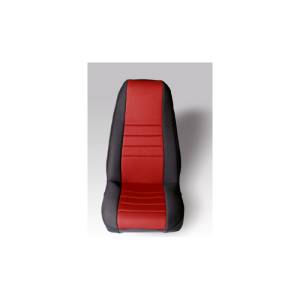 Rugged Ridge Neoprene seat cover, Rugged Ridge, fronts (pair), red, 76-90 Wrangler 13212.53