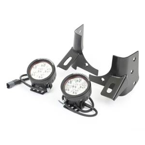 Rugged Ridge - Rugged Ridge Light Kit, Windshield Mounted, Round, Black; 97-06 Wrangler TJ 11027.13 - Image 2