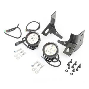 Rugged Ridge - Rugged Ridge Light Kit, Windshield Mounted, Round, Black; 97-06 Wrangler TJ 11027.13 - Image 3