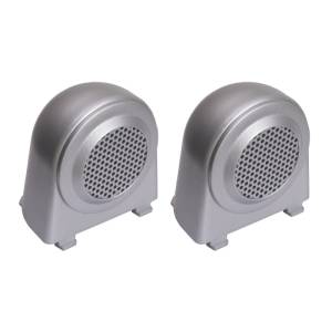 Rugged Ridge - Rugged Ridge Tweeter Speaker Enclosures, Brushed Silver; 07-10 Jeep Wrangler JK 11151.11 - Image 2