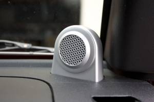 Rugged Ridge - Rugged Ridge Tweeter Speaker Enclosures, Brushed Silver; 07-10 Jeep Wrangler JK 11151.11 - Image 3