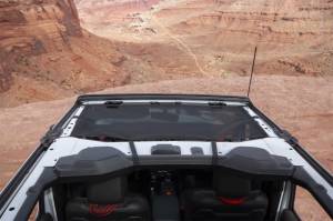 Rugged Ridge - Rugged Ridge Eclipse Sun Shade, Front, Black; 18-21 Wrangler (4Dr) / 2021 Gladiator 13579.72 - Image 3