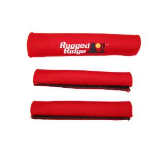 Rugged Ridge Grab Handle Cover Kit, Neoprene, Red; 87-95 Jeep Wrangler YJ 13305.51