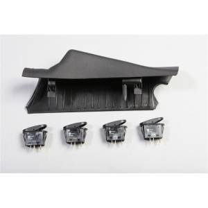 Rugged Ridge - Rugged Ridge Switch Pod Kit, A-Pillar, 4 Switches, Black, RHD; 11-18 Wrangler JK 17235.97 - Image 4