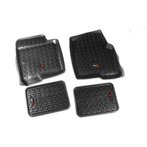 Rugged Ridge - Rugged Ridge All Terrain Floor Liner Kit, Black; 09-14 Ford F-150 Regular Cab 82987.23 - Image 2