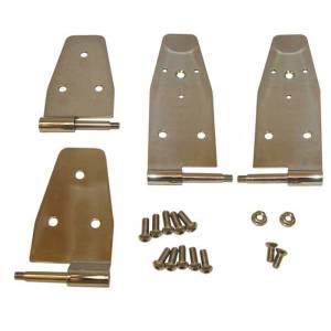 Rugged Ridge - Rugged Ridge Door Hinge Kit, Stainless Steel; 94-95 Jeep Wrangler YJ 11113.03 - Image 2