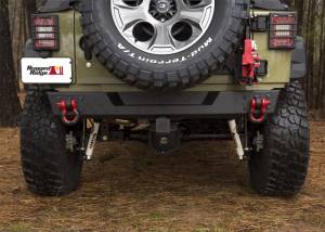 Rugged Ridge - Rugged Ridge Spartan Bumper, Rear, Body Width; 07-18 Jeep Wrangler JK/JKU 11548.21 - Image 3