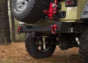 Rugged Ridge - Rugged Ridge Spartan Bumper, Rear, Body Width; 07-18 Jeep Wrangler JK/JKU 11548.21 - Image 4