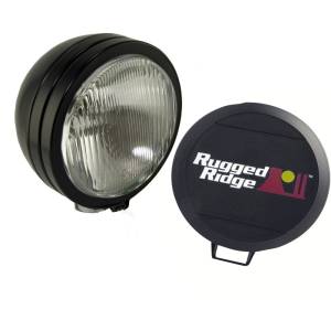 Rugged Ridge Light Kit, HID, 5 Inch, Round, Black, Steel Housing 15205.02