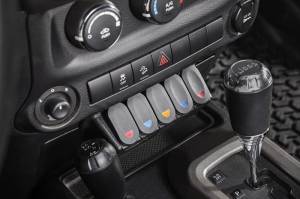 Rugged Ridge - Rugged Ridge Switch Pod Panel, Center Console, Lower; 11-18 Jeep Wrangler JK/JKU 17235.54 - Image 5