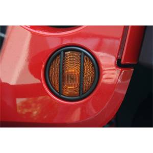 Rugged Ridge - Rugged Ridge Euro Guard Kit, Turn Signal, Black; 07-18 Jeep Wrangler JK/JKU 11231.11 - Image 2