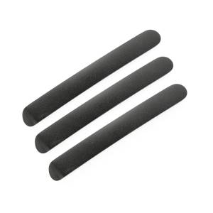 Rugged Ridge Elite Door Handle Inserts, Black; 07-18 Jeep Wrangler JK/JKU, 2 Door 13311.42