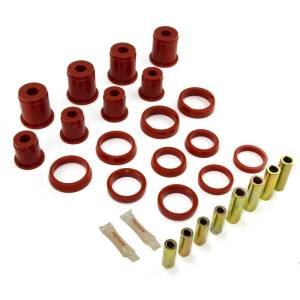 Rugged Ridge Suspension Control Arm Bushing Kit, Front, Red; 84-01 Jeep Cherokee XJ 18362.01