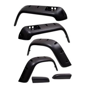 Rugged Ridge - Rugged Ridge All Terrain Fender Flare Kit, 6 inch, 6 Piece; 87-95 Jeep Wrangler YJ 11632.10 - Image 2