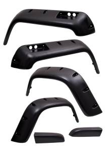 Rugged Ridge - Rugged Ridge All Terrain Fender Flare Kit, 4.75 Inch, 6 Piece; 87-95 Jeep Wrangler 11632.20 - Image 2