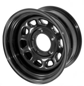 Tire & Wheel - Rims - Rugged Ridge - Rugged Ridge D Window Wheel, 15x10, Black, 5x4.5 Bolt Pattern 15500.02