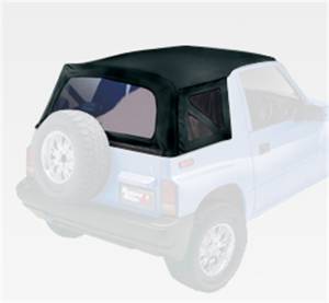 Rugged Ridge - Rugged Ridge XHD Soft Top, Black Denim, Clear Windows; 95-98 Suzuki Sidekicks 53723.15 - Image 2