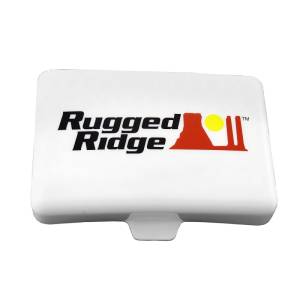 Rugged Ridge Light Cover, 5 Inch x 7 Inch, Rectangular, White, Off Road 15210.56