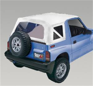 Rugged Ridge - Rugged Ridge XHD Soft Top, White Denim, Clear Windows; 95-98 Suzuki Sidekicks 53723.52 - Image 2