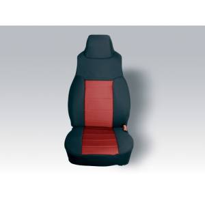 Rugged Ridge Neoprene seat cover, Rugged Ridge, fronts (pair), red, 97-02 Wrangler 13210.53