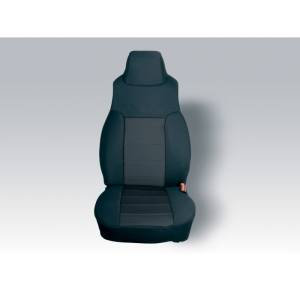 Rugged Ridge Neoprene seat cover, Rugged Ridge, fronts (pair), black, 91-95 Wrangler 13211.01