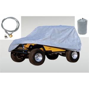 Rugged Ridge Car Cover Kit, Full; 55-06 Jeep CJ/Wrangler YJ/TJ 13321.72