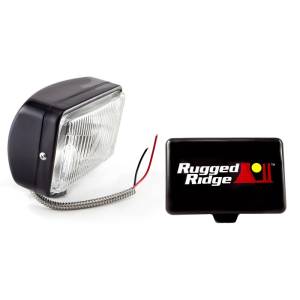 Rugged Ridge - Rugged Ridge Light Kit, Halogen, 5 Inch x 7 Inch, Black, Steel Housing 15207.05 - Image 2