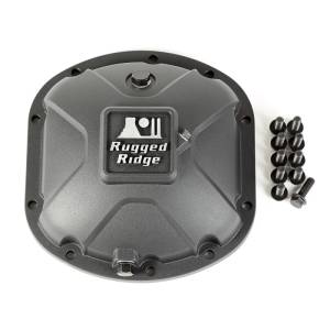Rugged Ridge - Rugged Ridge Boulder Aluminum Differential Cover, Black, for Dana 30 16595.13 - Image 1
