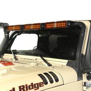 Rugged Ridge - Rugged Ridge Light Bar, Windshield Mounted; 07-18 Jeep Wrangler JK 11232.25 - Image 3