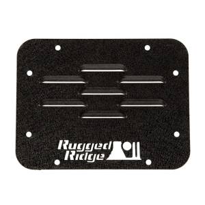 Rugged Ridge Tire Carrier Delete Plate; 07-18 Jeep Wrangler JK 11586.10