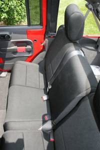 Rugged Ridge - Rugged Ridge Seat Cover, Rear, Neoprene Black; 07-18 Jeep Wrangler JKU 13264.01 - Image 3