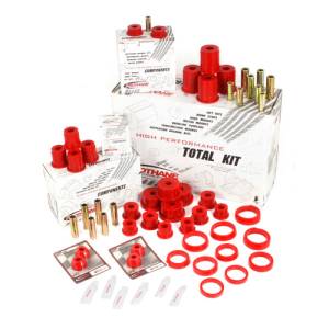 Rugged Ridge Suspension Bushing Kit, Polyurethane, Red; 84-01 Jeep Cherokee XJ 18350.04