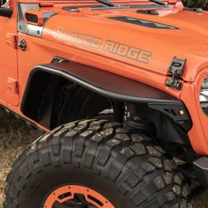 Rugged Ridge - Rugged Ridge HD Steel Tube Fenders, Front Pair, Black; 18-21 Jeep Wrangler JL 11615.71 - Image 3