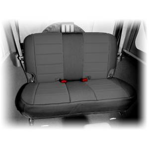 Rugged Ridge - Rugged Ridge Seat Cover, Rear, Neoprene Black; 07-18 Jeep Wrangler JK 13265.01 - Image 1