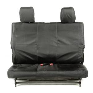 Rugged Ridge - Rugged Ridge Ballistic Seat Cover, Rear, Black; 07-10 Jeep Wrangler JK, 2 Door 13266.05 - Image 3