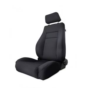 Rugged Ridge Ultra Seat, Front, Reclinable, Black Denim; 97-06 Jeep Wrangler TJ 13414.15
