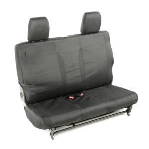 Rugged Ridge Elite Ballistic Seat Cover, Rear, Black; 11-18 Wrangler JK, 2 Door 13266.03
