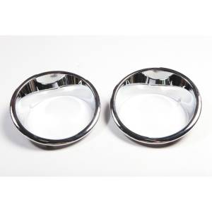 Rugged Ridge Headlight Bezel Kit, Chrome; 07-18 Jeep Wrangler JK 13311.20